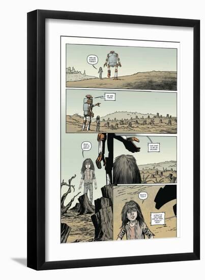 Zombies vs. Robots: Volume 1 - Comic Page with Panels-Val Mayerik-Framed Art Print