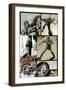 Zombies vs. Robots: Volume 1 - Comic Page with Panels-Val Mayerik-Framed Art Print