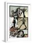 Zombies vs. Robots: Volume 1 - Comic Page with Panels-Val Mayerik-Framed Art Print