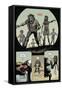 Zombies vs. Robots: Volume 1 - Comic Page with Panels-Val Mayerik-Framed Stretched Canvas