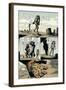 Zombies vs. Robots: Volume 1 - Comic Page with Panels-Val Mayerik-Framed Art Print