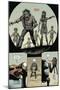 Zombies vs. Robots: Volume 1 - Comic Page with Panels-Val Mayerik-Mounted Art Print