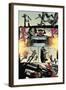 Zombies vs. Robots: Volume 1 - Comic Page with Panels-Val Mayerik-Framed Art Print