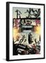 Zombies vs. Robots: Volume 1 - Comic Page with Panels-Val Mayerik-Framed Art Print