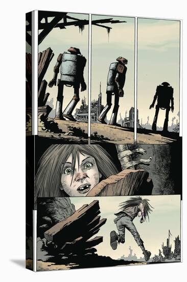 Zombies vs. Robots: Volume 1 - Comic Page with Panels-Val Mayerik-Stretched Canvas