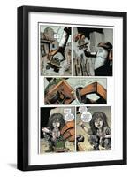 Zombies vs. Robots: Volume 1 - Comic Page with Panels-Val Mayerik-Framed Art Print