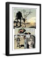 Zombies vs. Robots: Volume 1 - Comic Page with Panels-Val Mayerik-Framed Art Print