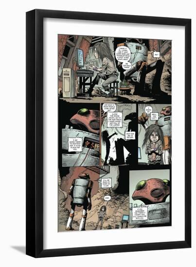 Zombies vs. Robots: Volume 1 - Comic Page with Panels-Val Mayerik-Framed Art Print