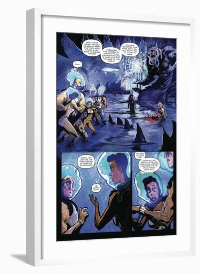 Zombies vs. Robots: Volume 1 - Comic Page with Panels-Anthony Diecidue-Framed Art Print