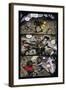 Zombies vs. Robots: Volume 1 - Comic Page with Panels-Anthony Diecidue-Framed Art Print