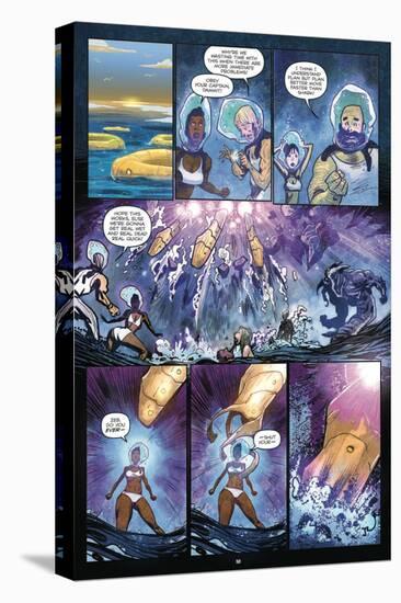 Zombies vs. Robots: Volume 1 - Comic Page with Panels-Anthony Diecidue-Stretched Canvas