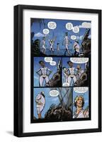 Zombies vs. Robots: Volume 1 - Comic Page with Panels-Anthony Diecidue-Framed Art Print