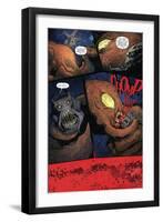 Zombies vs. Robots: Volume 1 - Comic Page with Panels-Anthony Diecidue-Framed Art Print