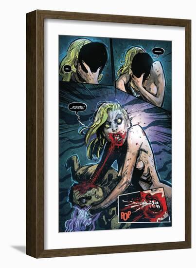 Zombies vs. Robots: Volume 1 - Comic Page with Panels-Anthony Diecidue-Framed Art Print