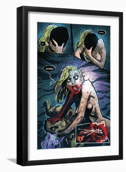 Zombies vs. Robots: Volume 1 - Comic Page with Panels-Anthony Diecidue-Framed Art Print