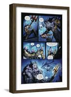 Zombies vs. Robots: Volume 1 - Comic Page with Panels-Anthony Diecidue-Framed Art Print