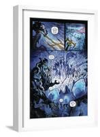 Zombies vs. Robots: Volume 1 - Comic Page with Panels-Anthony Diecidue-Framed Art Print