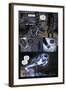 Zombies vs. Robots: Volume 1 - Comic Page with Panels-Anthony Diecidue-Framed Art Print