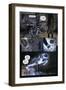 Zombies vs. Robots: Volume 1 - Comic Page with Panels-Anthony Diecidue-Framed Art Print