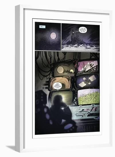 Zombies vs. Robots: Volume 1 - Comic Page with Panels-Anthony Diecidue-Framed Art Print