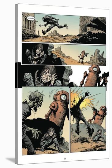 Zombies vs. Robots: Volume 1 - Comic Page with Panels-Val Mayerik-Stretched Canvas