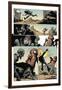 Zombies vs. Robots: Volume 1 - Comic Page with Panels-Val Mayerik-Framed Art Print