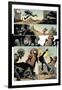 Zombies vs. Robots: Volume 1 - Comic Page with Panels-Val Mayerik-Framed Art Print