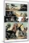 Zombies vs. Robots: Volume 1 - Comic Page with Panels-Val Mayerik-Mounted Art Print