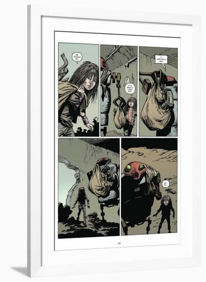 Zombies vs. Robots: Volume 1 - Comic Page with Panels-Val Mayerik-Framed Art Print