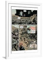 Zombies vs. Robots: Volume 1 - Comic Page with Panels-Val Mayerik-Framed Art Print