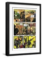 Zombies vs. Robots: Volume 1 - Comic Page with Panels-Anthony Diecidue-Framed Art Print