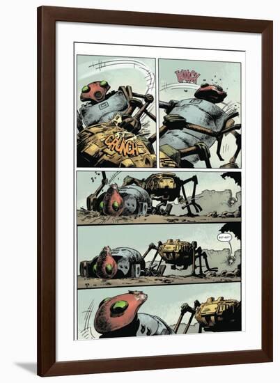 Zombies vs. Robots: Volume 1 - Comic Page with Panels-Val Mayerik-Framed Art Print