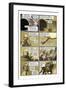 Zombies vs. Robots: Volume 1 - Comic Page with Panels-Anthony Diecidue-Framed Art Print