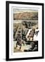 Zombies vs. Robots: Volume 1 - Comic Page with Panels-Val Mayerik-Framed Art Print