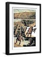 Zombies vs. Robots: Volume 1 - Comic Page with Panels-Val Mayerik-Framed Art Print