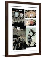 Zombies vs. Robots: Volume 1 - Comic Page with Panels-Val Mayerik-Framed Art Print