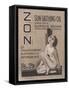 Zon Sunbathing Oil Which Makes You 'A Glorious Brown'-null-Framed Stretched Canvas