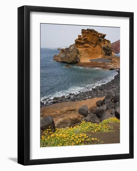 Zone of El Golfo in Lanzarote Island-Carlos S?nchez Pereyra-Framed Photographic Print