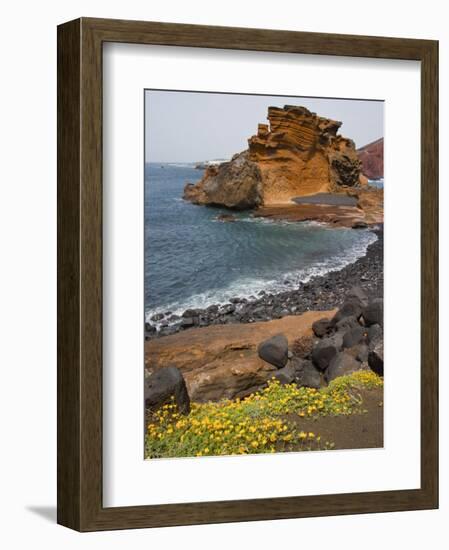 Zone of El Golfo in Lanzarote Island-Carlos S?nchez Pereyra-Framed Photographic Print