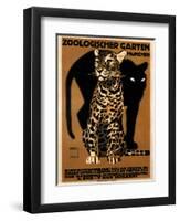 zoo big cats-null-Framed Premium Giclee Print