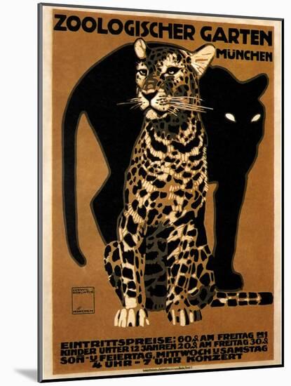 zoo big cats-null-Mounted Giclee Print
