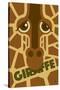Zoo Faces - Giraffe-Lantern Press-Stretched Canvas