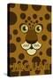 Zoo Faces - Jaguar-Lantern Press-Stretched Canvas