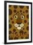 Zoo Faces - Jaguar-Lantern Press-Framed Art Print