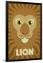 Zoo Faces - Lion-Lantern Press-Framed Art Print