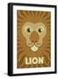 Zoo Faces - Lion-Lantern Press-Framed Art Print