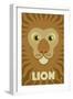 Zoo Faces - Lion-Lantern Press-Framed Art Print