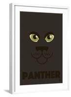 Zoo Faces - Panther-Lantern Press-Framed Art Print