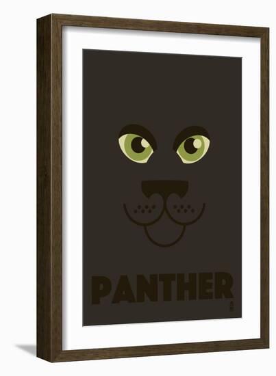 Zoo Faces - Panther-Lantern Press-Framed Art Print