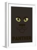 Zoo Faces - Panther-Lantern Press-Framed Art Print